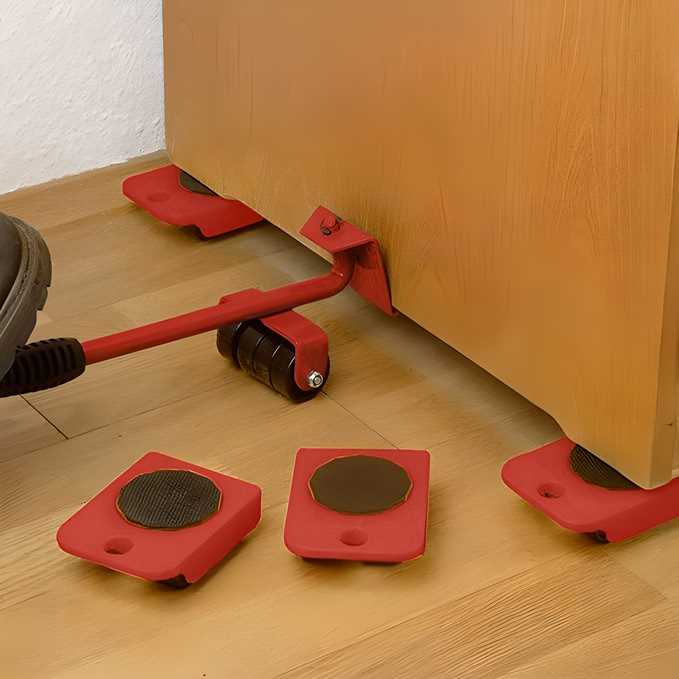 Furniture Lifter -Furniture Lifter Mover Tool Set Heavy Duty Furniture Shifting Lifting Moving Tool with Wheel Pads
